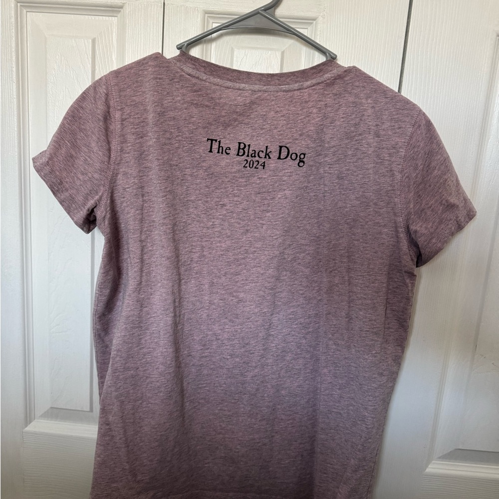 The Black Dog Heathered Purple T-Shirt - Picture 3 of 3